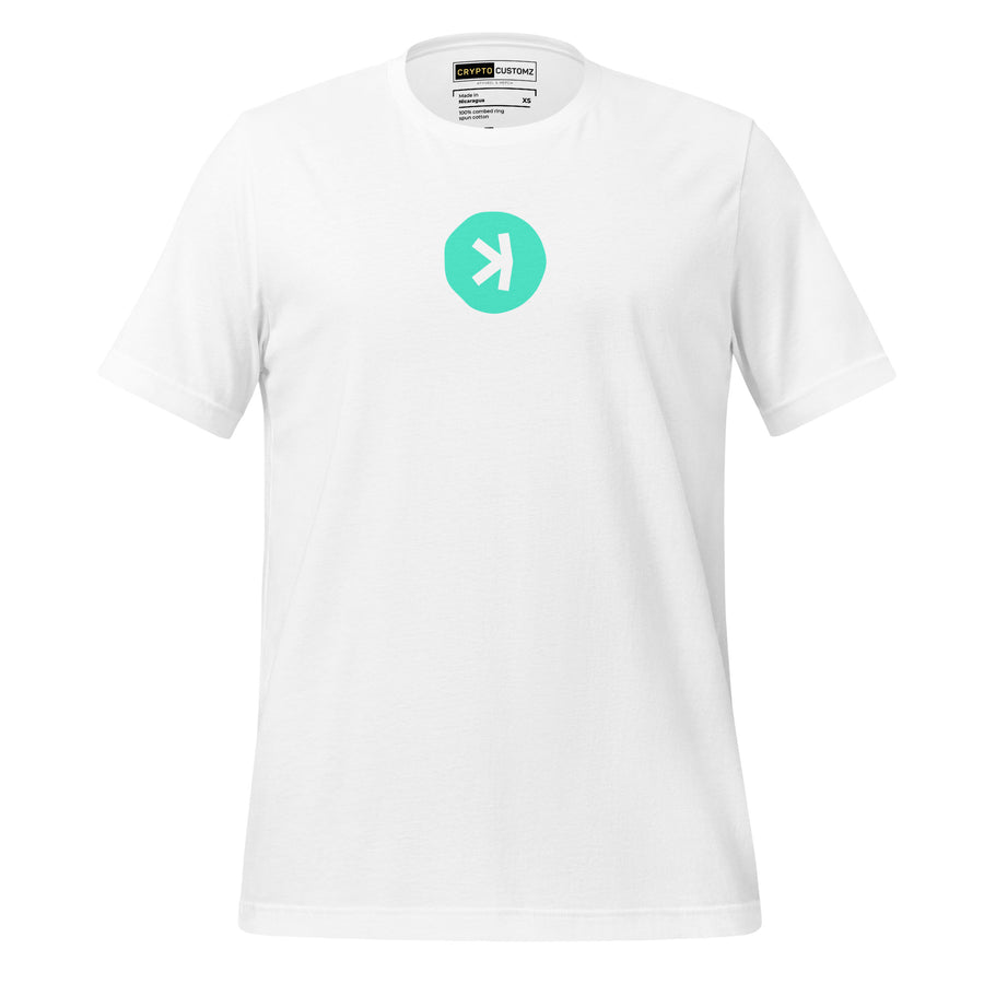 Kaspa KAS Crypto T-Shirt - front view black