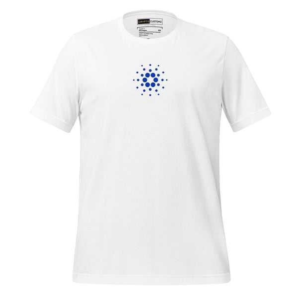 Cardano ADA Crypto T-Shirt - front view black