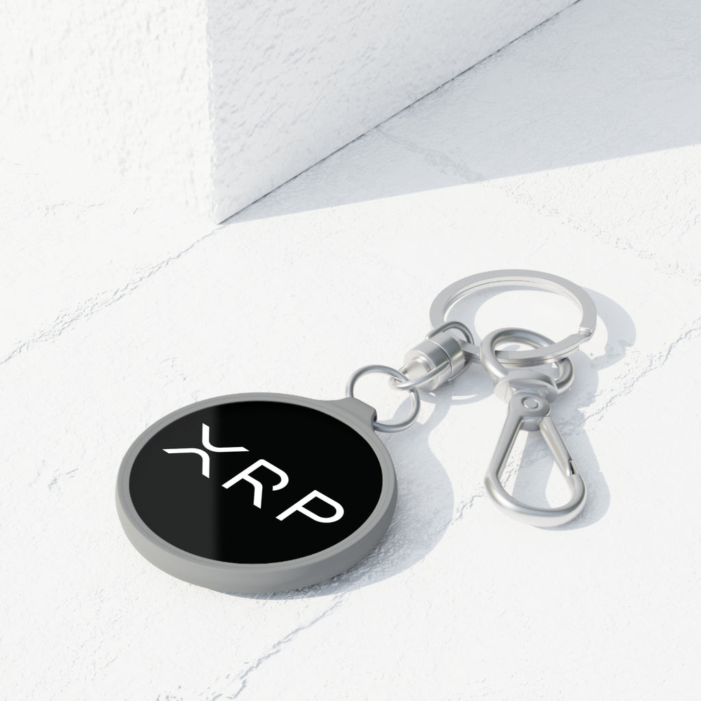 XRP Logo Acrylic Keyring - side detail