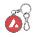 Acrylic Avalanche AVAX Logo Keychain - front view