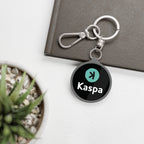 Kaspa KAS Crypto Keychain - lifestyle display