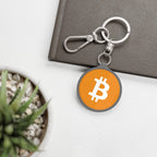 Bitcoin BTC Crypto Keychain - lifestyle display