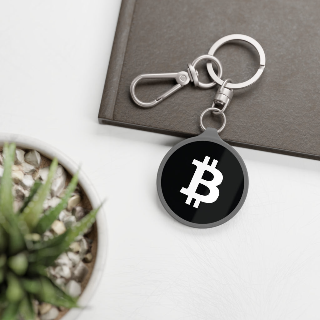 Bitcoin BTC Keychain - lifestyle display