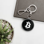 Bitcoin BTC Keychain - lifestyle display