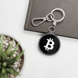 Bitcoin BTC Keychain - lifestyle display