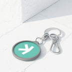 Kaspa Acrylic Keyring - side detail