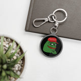 Pepe PEPE Crypto Keychain - lifestyle display