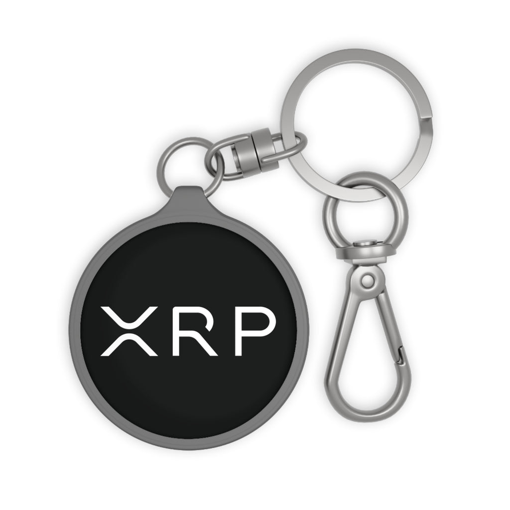 Acrylic XRP Ripple Logo Keychain - front view