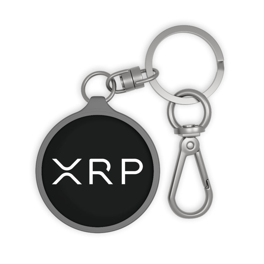 Acrylic XRP Ripple Logo Keychain - front view