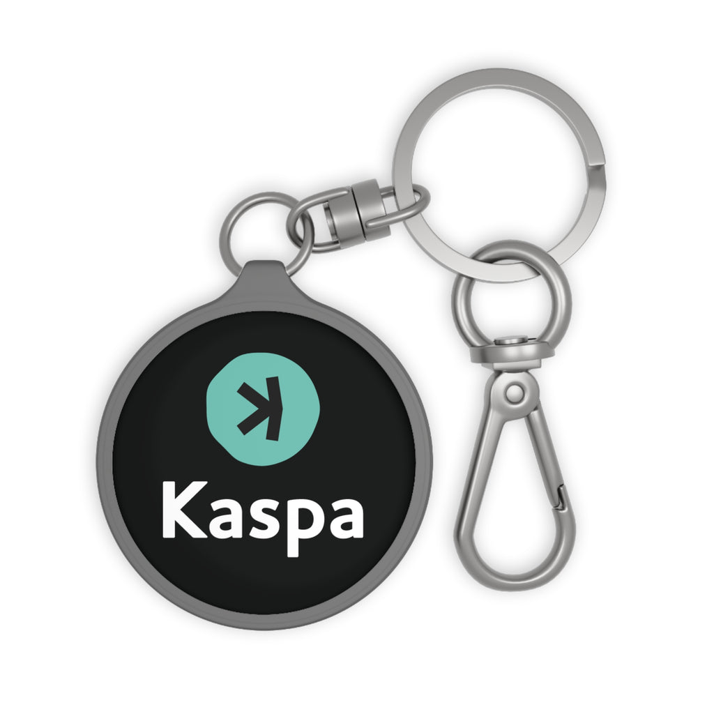 Acrylic Kaspa KAS Logo Keychain - front view