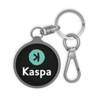 Acrylic Kaspa KAS Logo Keychain - front view