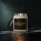 When Life Gives You FOMO crypto candle - lifestyle styled display