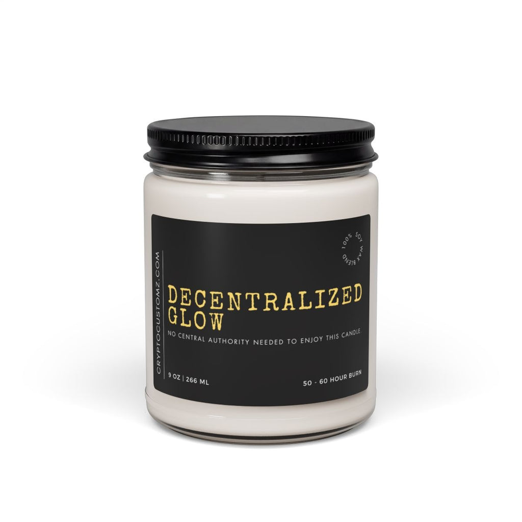 Decentralized Glow Candle - side view