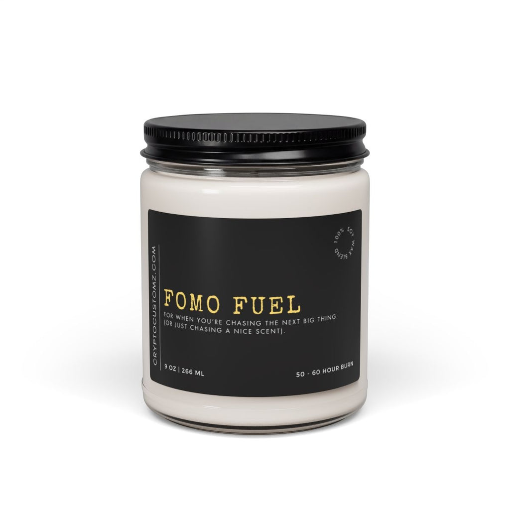 FOMO Fuel Soy Candle - side view