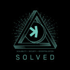Kaspa Trilema Solved Poster Unframed - full view