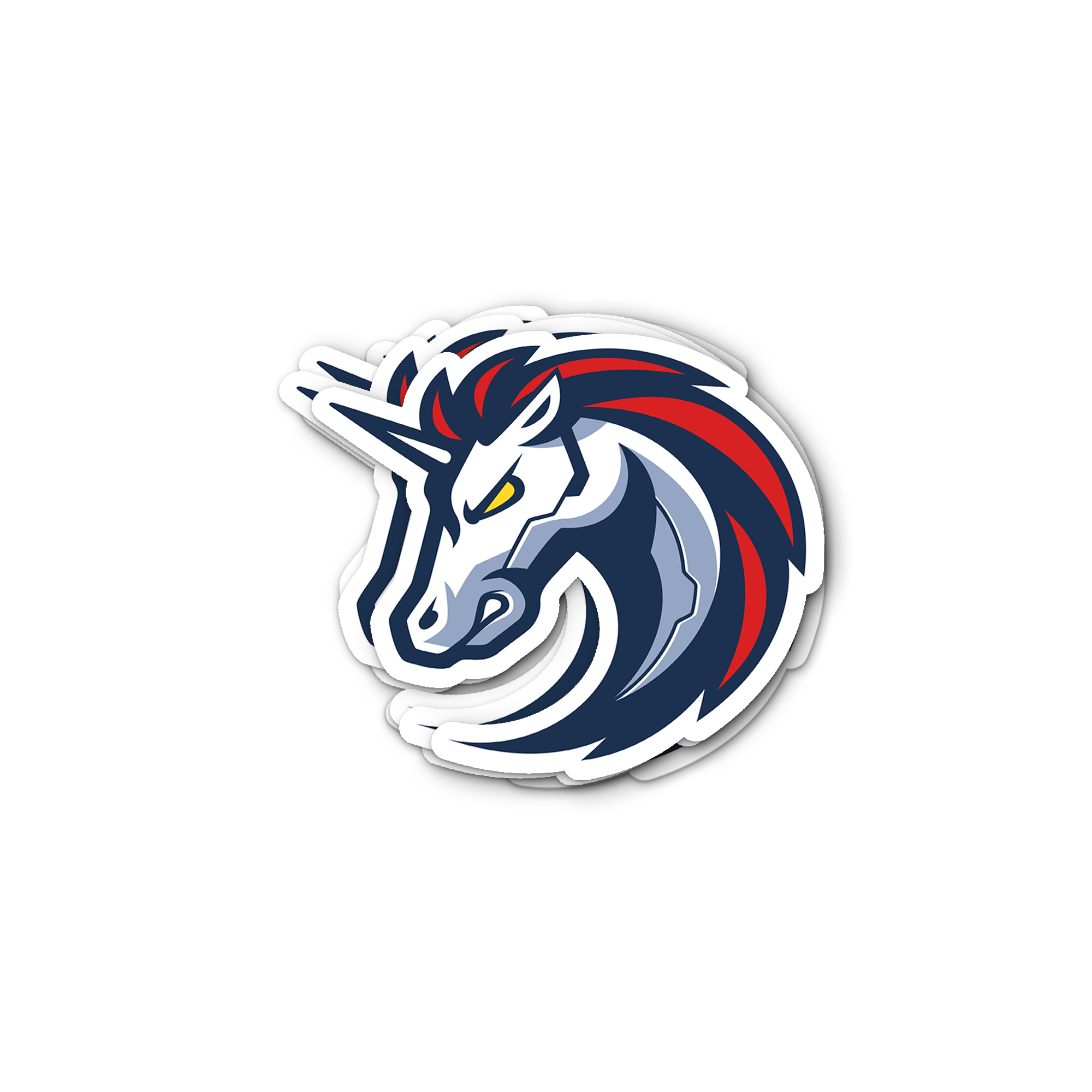 1Inch Logo Waterproof Vinyl Crypto Sticker