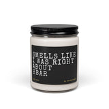 Right About HBAR Candle - side view