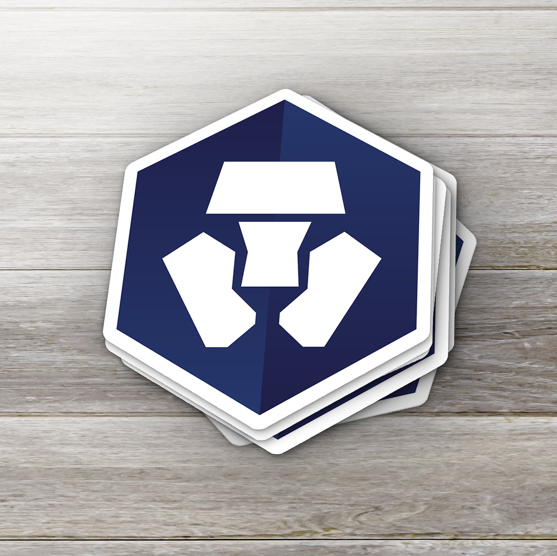 Cro Logo Waterproof Vinyl Crypto Sticker