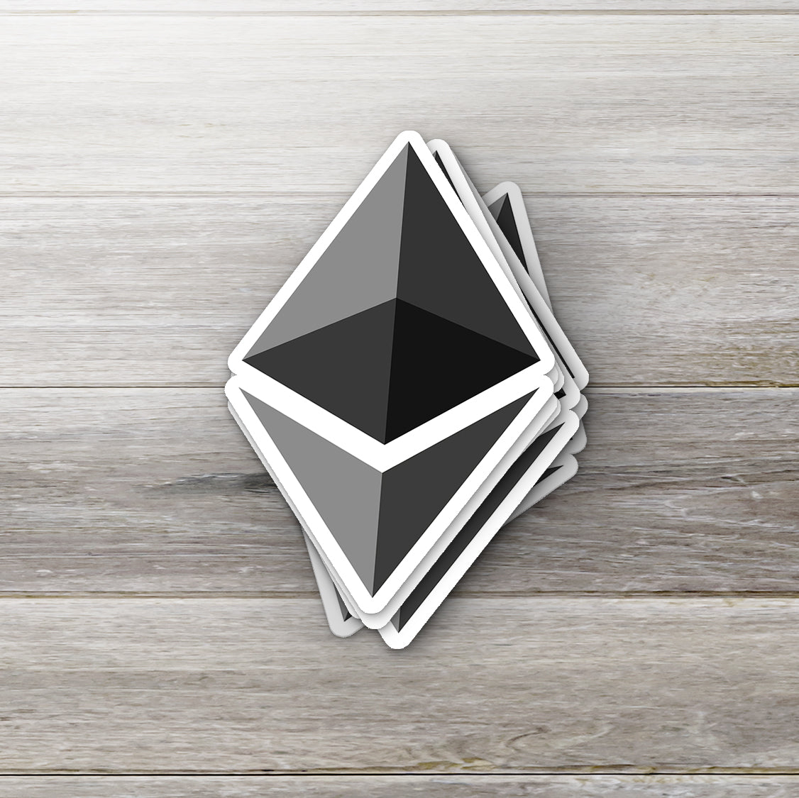 Ethereum Logo Waterproof Vinyl Crypto Sticker