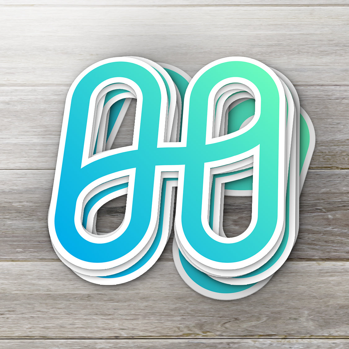 Harmony Logo Waterproof Vinyl Crypto Sticker