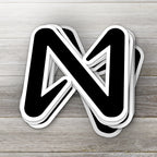 NEAR Protocol crypto sticker - detail view on white background