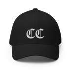 CC Signature Crypto Flexfit Hat - black front view