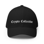 The OG Crypto Flexfit Hat - black front view