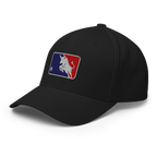 Bull Market Crypto Flexfit Hat - black left-front view