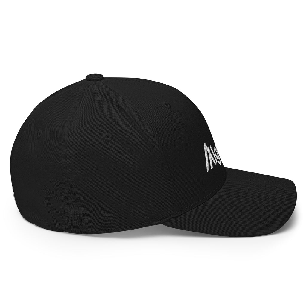 Embroidered Algorand ALGO crypto hat black - right side view
