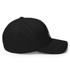 Embroidered Kaspa KAS hat Design 2 white - right side view