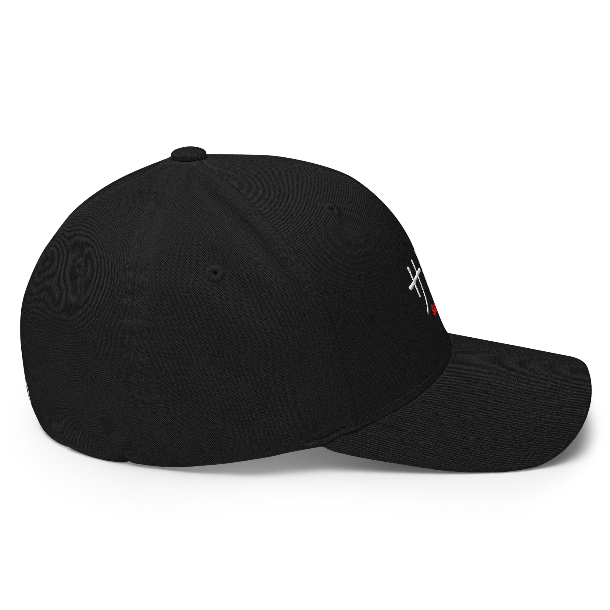 Embroidered Satoshi Katakana FlexFit Dad Hat