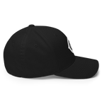 The CC Cap Crypto Flexfit Hat - black right-side view