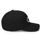 The Monogram Crypto Flexfit Hat - black right-side view