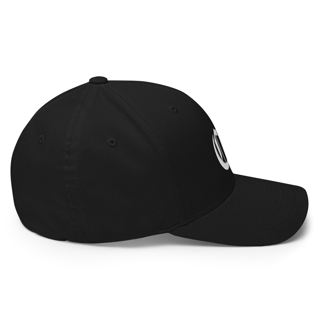 CC Signature Crypto Flexfit Hat - black right-side view
