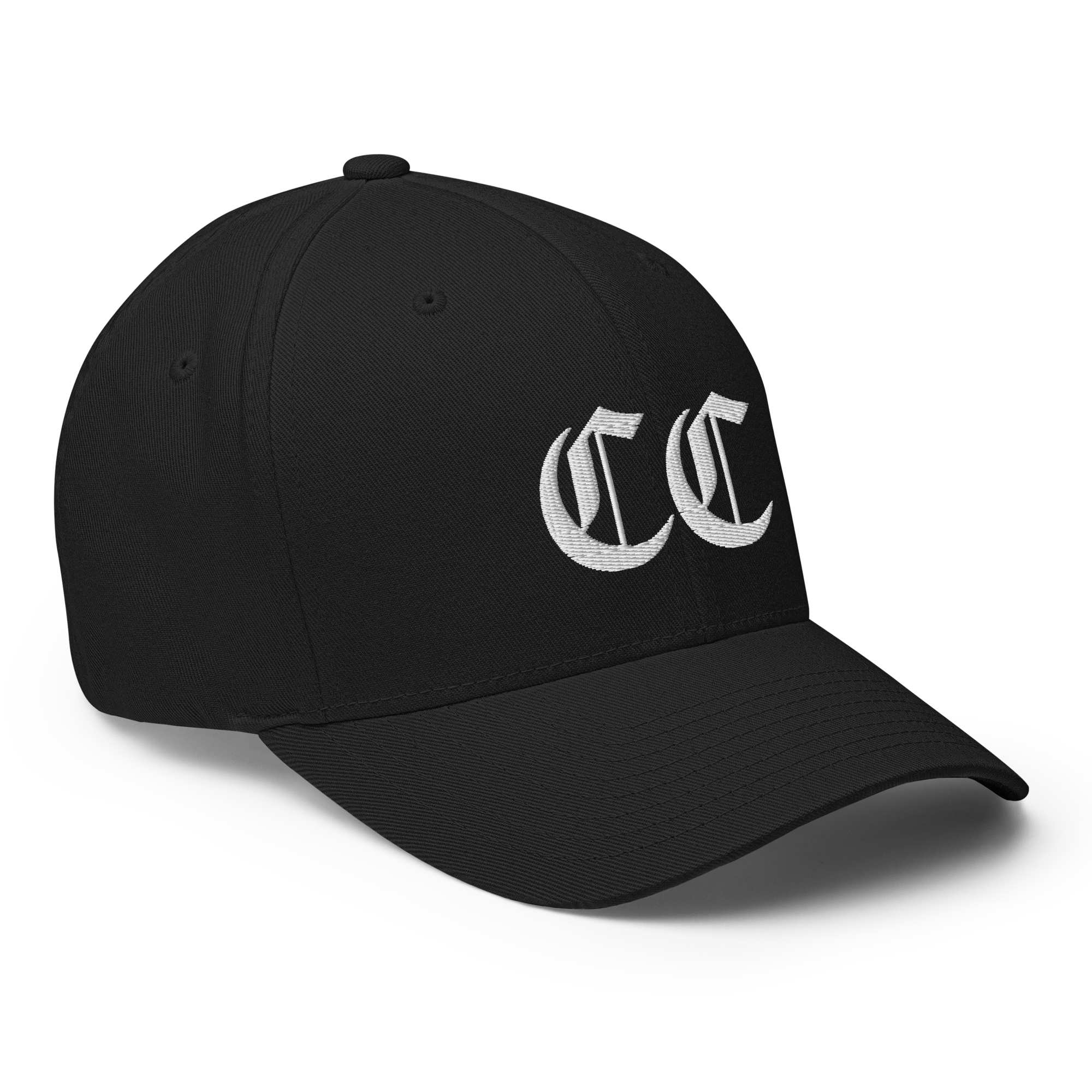 CC Signature Crypto Flexfit Hat - black right-front view