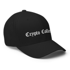 The OG Crypto Flexfit Hat - black right-front view