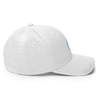 Embroidered Sui SUI crypto hat white - right side view