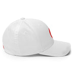 Embroidered Avalanche AVAX crypto hat white - right side view