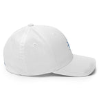 Embroidered Cardano ADA crypto hat white - right side view