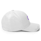 Embroidered Polygon MATIC crypto hat white - right side view