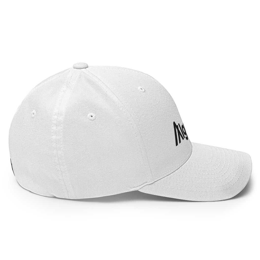 Embroidered Algorand ALGO crypto hat white - right side view
