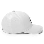 Embroidered Solana SOL crypto hat white - right side view