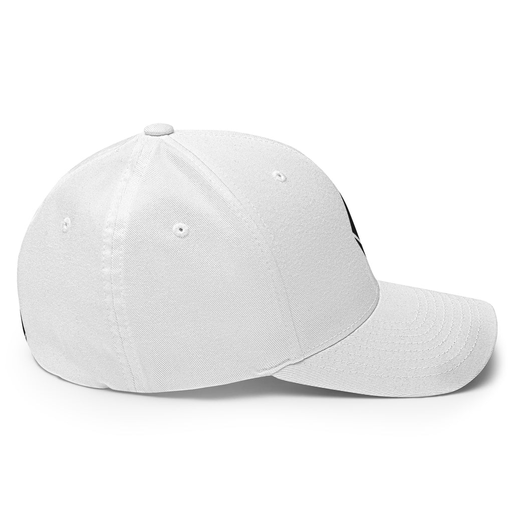 Embroidered Ethereum ETH crypto hat white - right side view