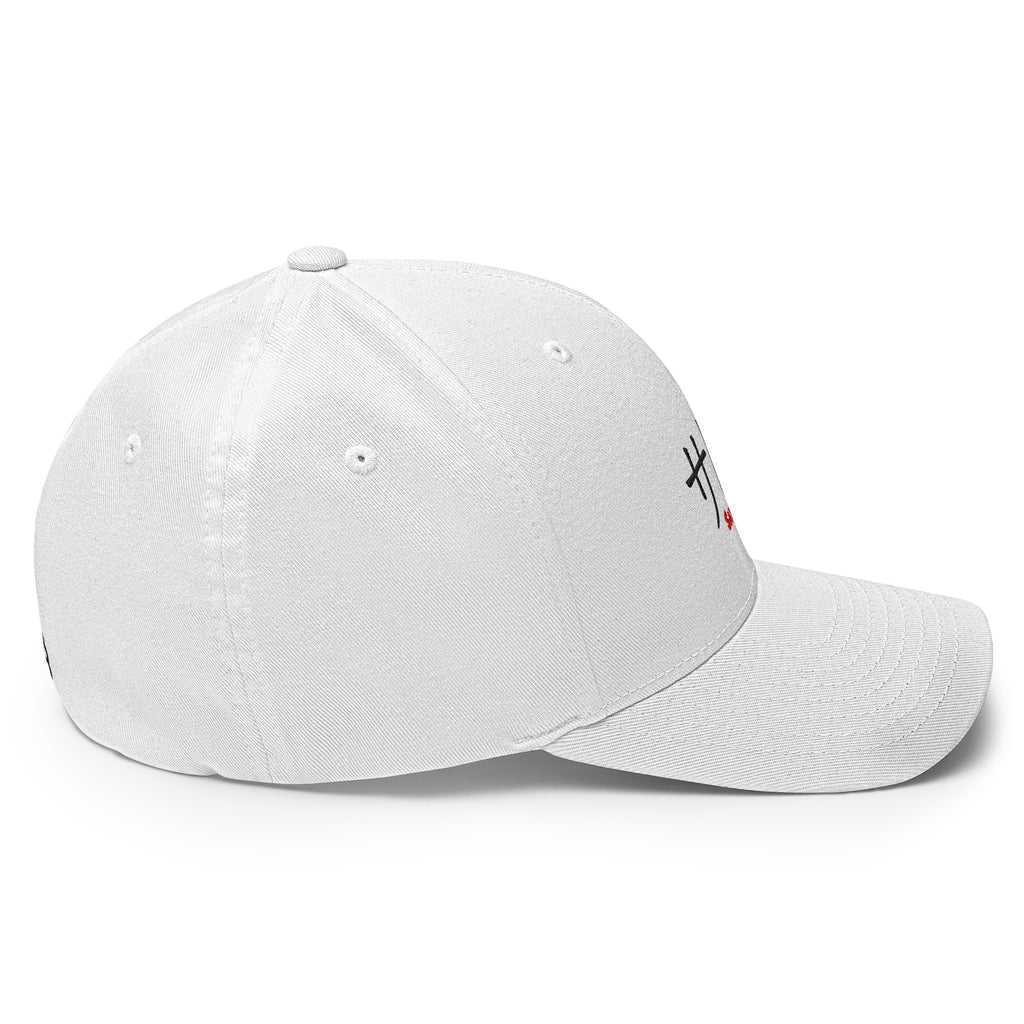 Embroidered Satoshi Katakana FlexFit Dad Hat
