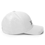 Embroidered XRP Ripple crypto hat white - right side view