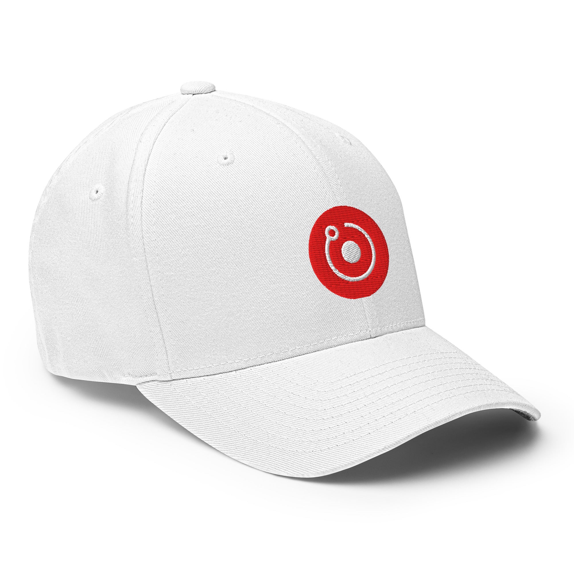 Embroidered Render FlexFit Dad Hat - white right front view