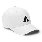 Embroidered Avalanche FlexFit Hat Design 2 - black right front AVAX