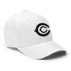 The CC Cap Crypto Flexfit Hat - white right-front view