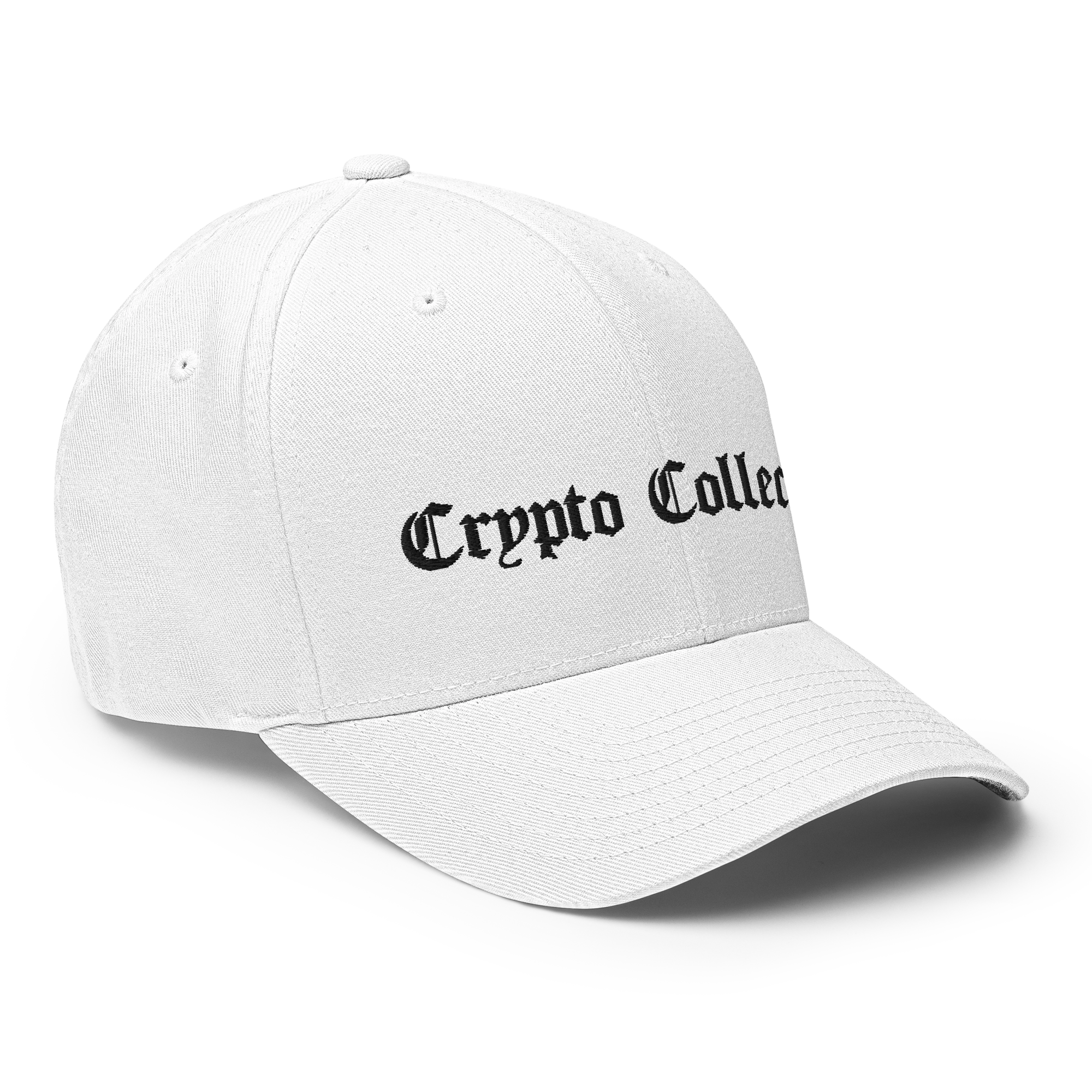 The OG Crypto Flexfit Hat - white right-front view