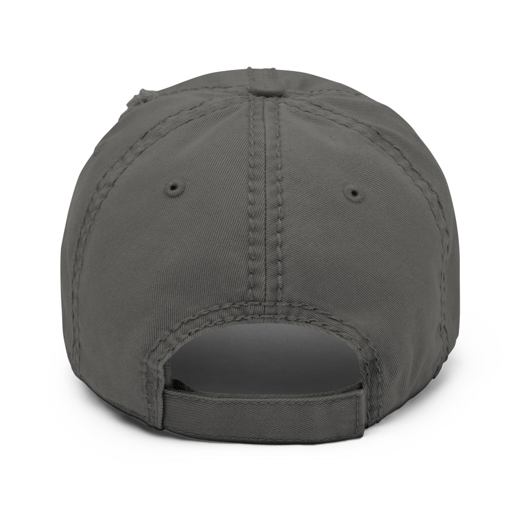 Embroidered Bitcoin Distressed Dad Hat